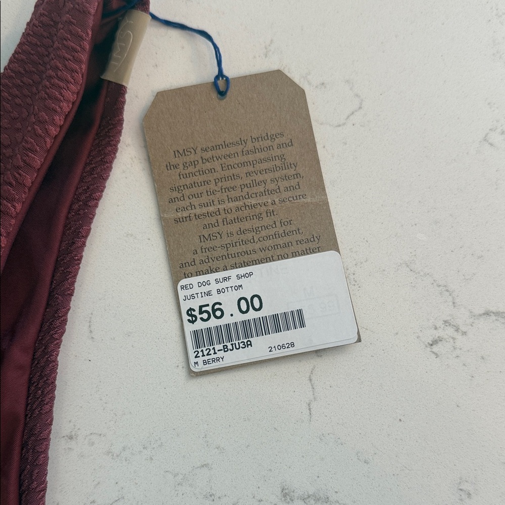 NWT IMSY Justine Swim Bottom (Berry - M) - Picture 4 of 5